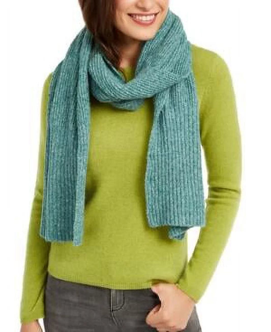 $39 Rib Size Scarf Inc One Aqua Muffler Twisted MSRP